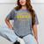 Football Proud Senior 2026 Graduation Year Mineral Wash Tshirts Mineral Gray