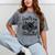 Fortean Social Club Bigfoot Mothman Alien Cryptid Introvert Mineral Wash Tshirts Mineral Gray