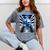Frutiger Aero Aesthetic Tech Checkered Room Orb Sky Mineral Wash Tshirts Mineral Gray