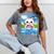 Frutiger Aero Aesthetic Tech Kawaii Ramen Cat Fishes Mineral Wash Tshirts Mineral Gray
