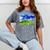 Frutiger Aero Dolphin Meadow Aesthetic Y2k 2000s Ironic Mineral Wash Tshirts Mineral Gray