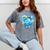 Frutiger Aero Metro Abstract Maximalism 2000s Nostalgia Premium Tri-Blend Mineral Wash Tshirts Mineral Gray