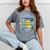 Frutiger Aero Y2K Meme Graphic 2000s Nostalgia Mineral Wash Tshirts Mineral Gray