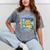 Frutiger Aero Y2K Meme Graphic 2000s Nostalgia Premium Mineral Wash Tshirts Mineral Gray