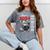 Fun Trendy UFO Sloth Graduation Class Of 2024 Senior Mineral Wash Tshirts Mineral Gray