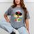 Future HBCU Grad Graduate Afro Girl College Graduation Mineral Wash Tshirts Mineral Gray