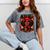 Future HBCU Grad History Girl Graduation HBCU Mineral Wash Tshirts Mineral Gray