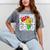 Future HBCU Graduate Afro Girls College Graduation Mineral Wash Tshirts Mineral Gray