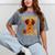 Girl Future HBCU Graduate Afro College Graduation Kids Mineral Wash Tshirts Mineral Gray