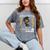 Girl Magic Graduate Kindergarten Graduation 2023 Mineral Wash Tshirts Mineral Gray