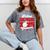 Girlfriend Of a 2025 Graduate Prom Graduation 25 VolleyBall Mineral Wash Tshirts Mineral Gray