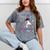 Girls Pre-K Graduation Magical Unicorn Mineral Wash Tshirts Mineral Gray