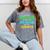 Goodbye 3rd Grade On My Way To 4th Grade 2022 Graduation Mineral Wash Tshirts Mineral Gray