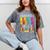 Goodbye Kinder Garten Hello 1st Grade Graduation 2024 Mineral Wash Tshirts Mineral Gray