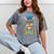 Graduate Kangaroo Class Of 2025 Kids Graduation Mineral Wash Tshirts Mineral Gray
