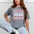 Graduating Class Of 2042 First Day Of School 2042 Graduation Mineral Wash Tshirts Mineral Gray