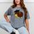 Graduation Hedgehog 2017 Graduate Graduation T-Shirt Mineral Wash Tshirts Mineral Gray