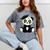 Graduation Panda Bear 2017 Graduate Graduation T-Sh Mineral Wash Tshirts Mineral Gray