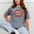 Graduation Proud Mom Of 8th Grade Graduate Mineral Wash Tshirts Mineral Gray