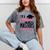 Graduation T Shirt For Mom Mother With A Master's Degree Tee Mineral Wash Tshirts Mineral Gray