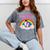 Graduation Unicorn Superstar Magical Colorful Rainbow Tshirt Mineral Wash Tshirts Mineral Gray