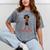 Graduation Woman Tshirt Black Melanin Masters Degree Mineral Wash Tshirts Mineral Gray