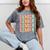Groovy Senior Graduation Cute Groovy Senior Class Of 2024 Mineral Wash Tshirts Mineral Gray