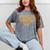 Gymnastics Senior Night Gymnastics Senior 2026 Graduation 14 Mineral Wash Tshirts Mineral Gray