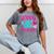 Happy Last Day Of Fifth 5th Grade Teacher Student Graduation Mineral Wash Tshirts Mineral Gray