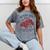 Hotrod Rebel Automotive Nostalgia Old Car Distressed Premium Tri-Blend Mineral Wash Tshirts Mineral Gray