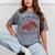 Hotrod Rebel Automotive Nostalgia Old Car Distressed Mineral Wash Tshirts Mineral Gray