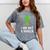 I'm Not A Hugger Cactus Not a Hugger Introvert Cute Mineral Wash Tshirts Mineral Gray
