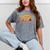 Introvert Me Happy Retro Sunset Capybara Tee Mineral Wash Tshirts Mineral Gray