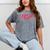 Introvert Valentines Day I Want You I Just Can't Flirt Mineral Wash Tshirts Mineral Gray