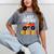 I Just Crushed Kindergarten Monster Graduation Shirt Mineral Wash Tshirts Mineral Gray
