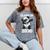 Kids Class Of 2030 Shirt Graduation Dabbing Panda Shirt Mineral Wash Tshirts Mineral Gray