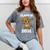 Kids Class Of 2031 Shirt Graduation Dabbing Dog Shirt Mineral Wash Tshirts Mineral Gray