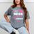 Kids Little Miss Pre-K Grad Preschool Prek Graduation 2025 Mineral Wash Tshirts Mineral Gray