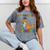 Kids Preschool Graduate Dinosaur Trex Preschool Graduation Mineral Wash Tshirts Mineral Gray