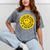 Be Kind Rewind Shirt Retro Nostalgia Sticker 80s 90s Tee Premium Tri-Blend Mineral Wash Tshirts Mineral Gray