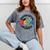 Kindergarten Graduation 2024 Graduate Last Day Of School Mineral Wash Tshirts Mineral Gray