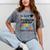 Kindergarten Graduation Graduate 1st Grade Here I Come Kids Mineral Wash Tshirts Mineral Gray