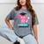 Kindergarten Graduation Tee Shirt Pink Owl T-Shir Mineral Wash Tshirts Mineral Gray