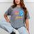 Last Day Of School Peace Out Grade 4 Graduation Kids Mineral Wash Tshirts Mineral Gray