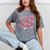 Lil Miss Third 3rd Grade Grad Graduation Last Day Girls Kid Mineral Wash Tshirts Mineral Gray