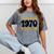 Limited 1970 Edition Retro Vintage 70s Nostalgia Mineral Wash Tshirts Mineral Gray Limited 1970 Edition Retro Vintage 70s Nostalgia Mineral Wash Tshirts Mineral Gray