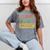 I Love 70's Music Retro Style Nostalgia Vibe 1970 70's Party Premium Tri-Blend Mineral Wash Tshirts Mineral Gray