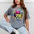 I Love The 70s Retro Cassette Roller Vinyl Nostalgia Vibes Mineral Wash Tshirts Mineral Gray