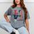 Love Coast Guard Mom Proud Coast Guard Graduation Mom Mineral Wash Tshirts Mineral Gray