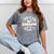 Master's Degree Graduation My Husband Mastered It 2024 Mineral Wash Tshirts Mineral Gray